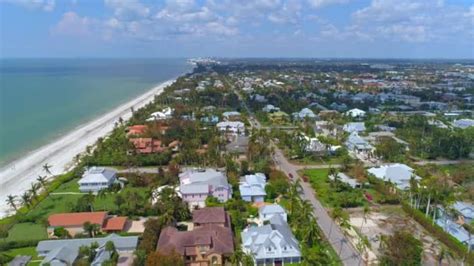 Aerial Naples Beach homes Florida — Stock Video © felixtm #166802506