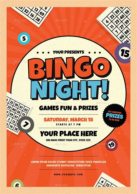 Bingo Night Event Flyer #Affiliate #Night, #Aff, #Bingo, #Flyer, #Event ...