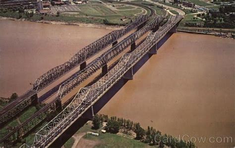 Bridges Over the Mississippi River in Memphis, Tennessee