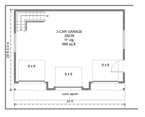 Free Editable Garage Floor Plans | EdrawMax Online