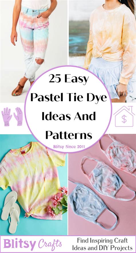 25 Easy Pastel Tie Dye Patterns (How To Guide) - Blitsy