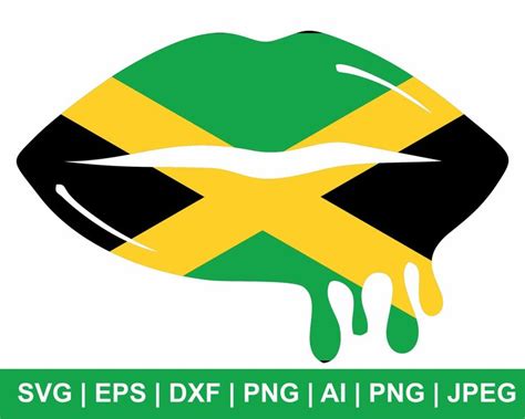 Jamaican Flag Lips Svg, Jamaican Flag Svg, Black Woman Queen Svg ...