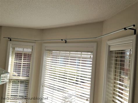 DIY Bay Window Curtain Rod - Inspiration Made Simple