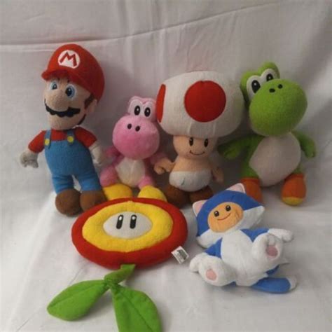 Nintendo | Toys | Rare Nintendo Super Mario Plush Lot Of 6 ...