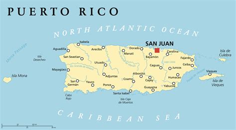 Puerto Rico Political Map - Eye of the Flyer