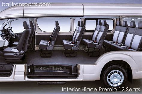 Toyota Hiace Premio 12 seats Rental and Hire Bali - Bali Transports