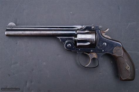 Antique Smith and Wesson .38 Double Action Blued Pocket Revolver