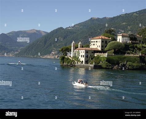 Villa del Balbianello on Italy's iconic and beautiful Lake Como, Italy ...