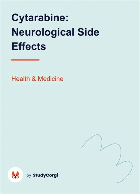 Cytarabine: Neurological Side Effects | Free Essay Example