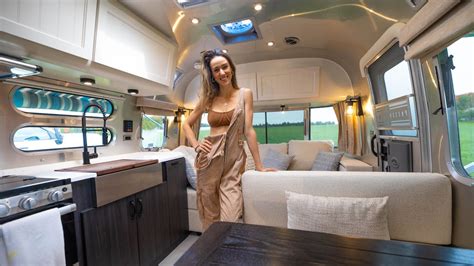 OUR BEAUTIFUL AIRSTREAM TOUR: Full Time RV Living in Pottery Barn ...