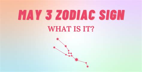 May 3 Zodiac Sign Explained | So Syncd