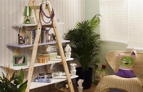 DIY ladder shelf ideas - Easy ways to reuse an old ladder at home