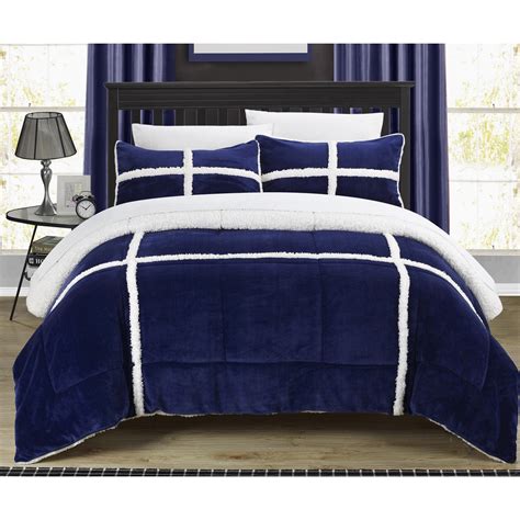 navy blue comforter set