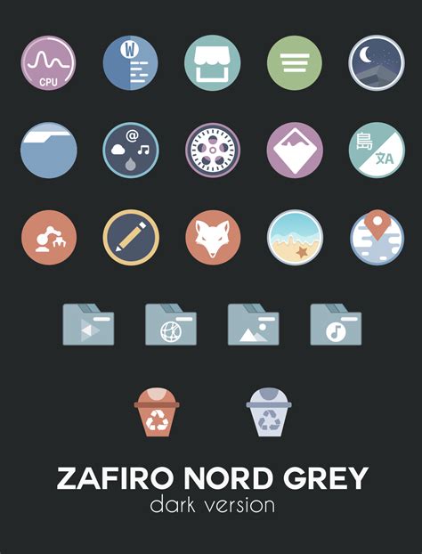 Zafiro-Nord-Dark-Grey - KDE Store