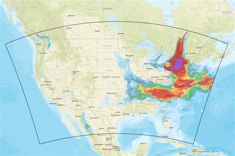 Canada Fires 2023 Smoke Map - Maggie Brown Viral