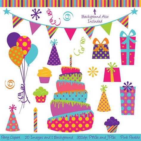 Free Cliparts Birthday Party, Download Free Cliparts Birthday Party png ...