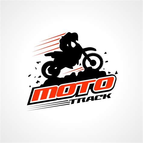 Dirt bike and rider silhouette logo 660678 Vector Art at Vecteezy