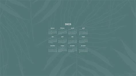 2023 Calendar Desktop Wallpaper - 2023 Printable Calendar