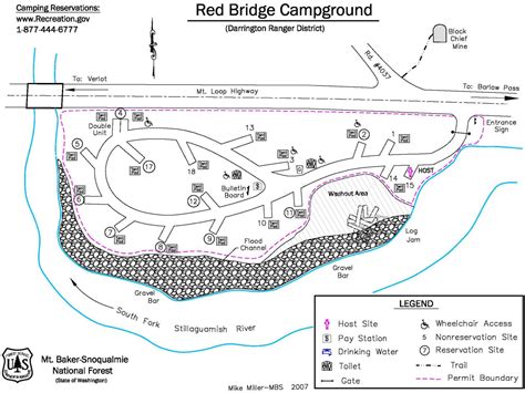 Red Bridge Campground Map