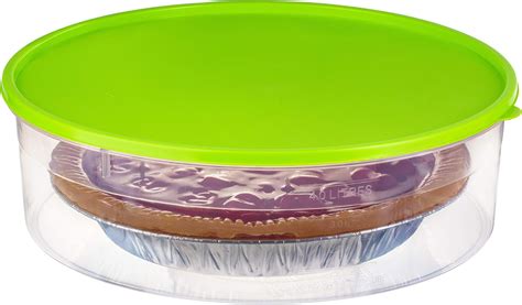 Zilpoo Plastic Pie Container with Lid, 10.5”, Cupcake Carrier, Muffin ...