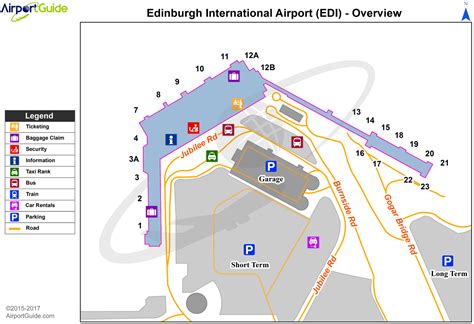 Edinburgh - Edinburgh (EDI) Airport Terminal Map - Overview | Edinburgh ...