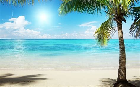 Beach Scene for Computer Beautiful, Tropical Beach Scenes HD wallpaper ...