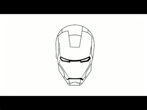 Iron Man Face Drawing - 28 Collection Of Iron Man Face Mask Drawing ...