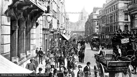 London, Fleet Street 1890 - Francis Frith