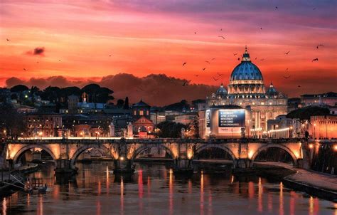 Rome Night Wallpapers - Top Free Rome Night Backgrounds - WallpaperAccess