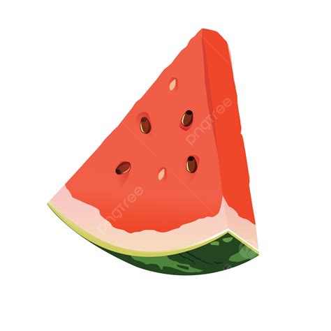 Sliced Watermelon Clipart PNG Images, Slice Watermelon Vector Png ...