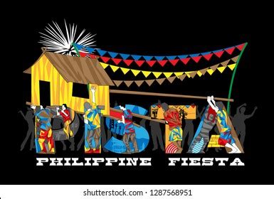 Philippine Fiesta Clipart Black And White