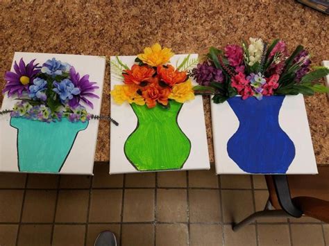 Crafts For Seniors With Dementia - Flower bouquet making activity for ...