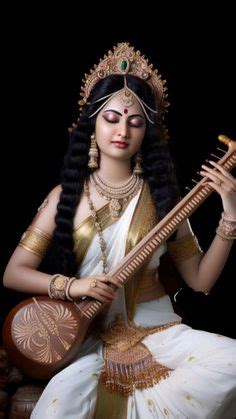 Goddess Saraswati | Saraswati goddess, Goddess kali images, Laxmi ...