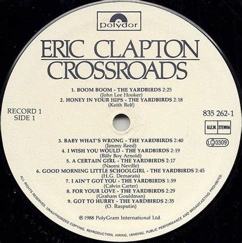 Eric Clapton ‎– Crossroads 6 LP Box