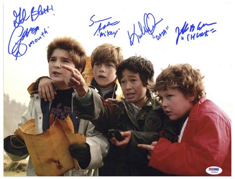 Lot Detail - ''The Goonies'' Cast-Signed 14'' x 11'' Photo -- Signed by ...