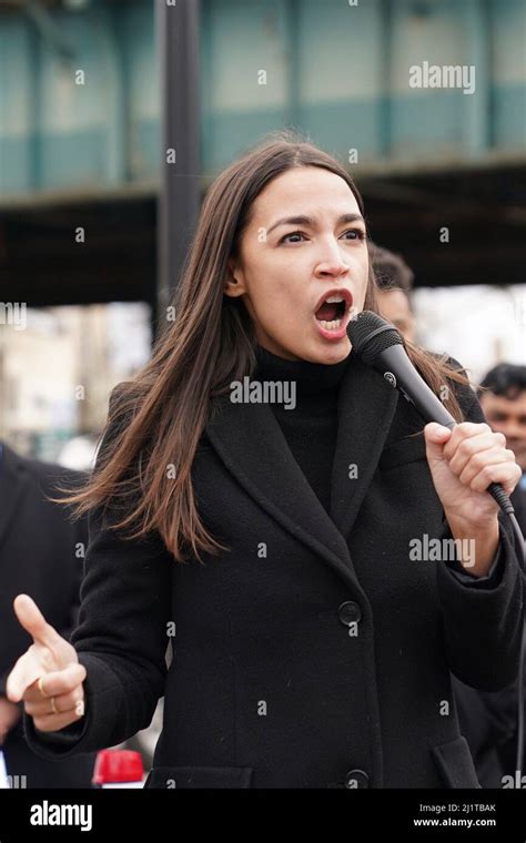 Bronx, NY, USA. 27th Mar, 2022. Alexandria Ocasio-Cortez in attendance ...