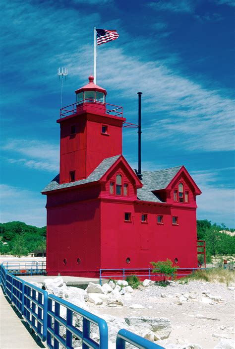 Holland Harbor Lighthouse - West Michigan Tourist Association | Lake ...