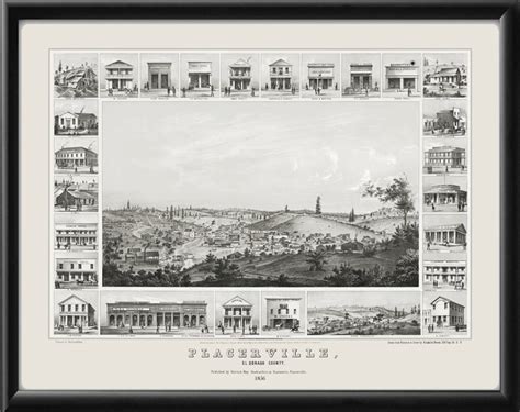 Placerville CA 1856-2 | Vintage City Maps