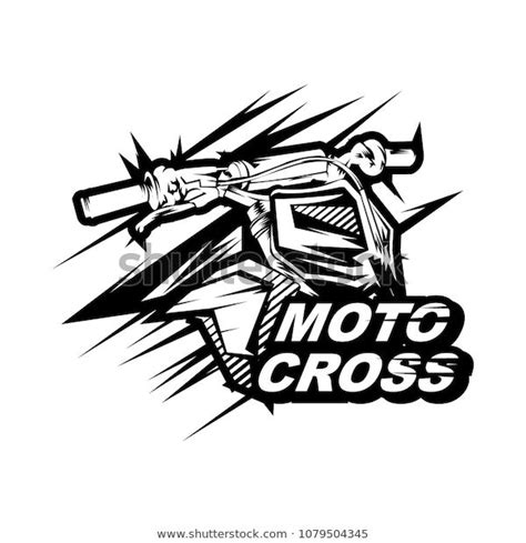 Motocross Design Vector Motocross Design T-shirt Stock Vector (Royalty ...