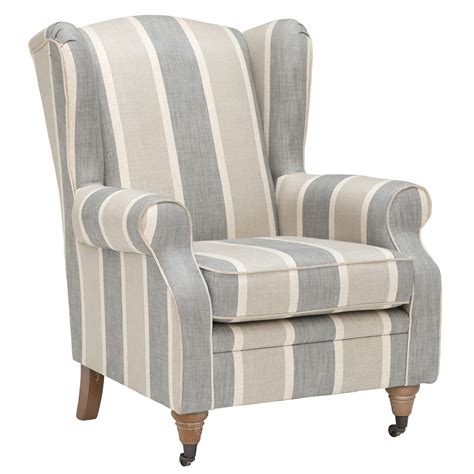 Striped Accent Chair With Arms - Ideas on Foter