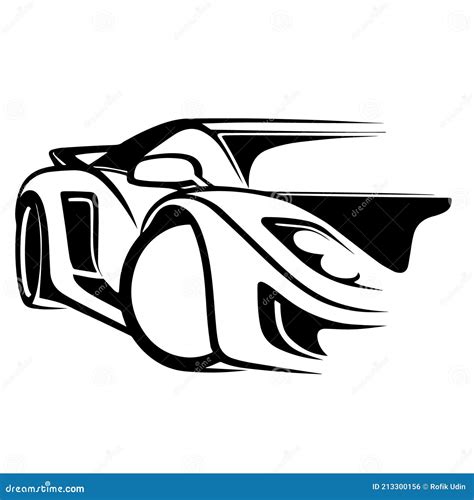 Vector Illustration of Sports Car Logo Template, Cool, Luxurious and ...