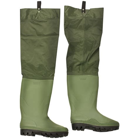 Boot Size 8 Nylon/Pvc Waterproof Hip/Thigh Waders Fly Fishing | eBay