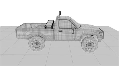 3D model PickUp Truck Maya Obj - TurboSquid 2078696