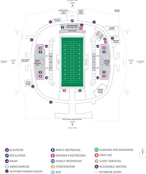 New Orleans Superdome Seating Chart For Saints Games | Review Home Decor