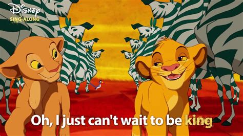 I Just Can't Wait To Be King | The Lion King | DISNEY SING - ALONGS ...