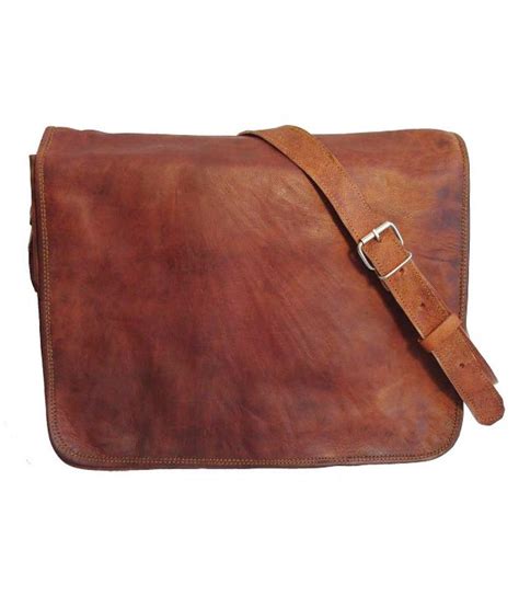 Vintage Brown Leather Messenger Bag - Buy Vintage Brown Leather ...