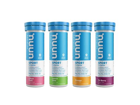 Nuun Sport: Electrolyte Drink Tablets, Citrus Berry Mixed Box, 4 Tubes ...