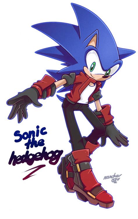 Sonic the hedgehog +redesign+ by nancher on DeviantArt