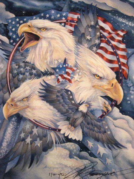 Patriotic Eagles - 3 | American flag eagle, Eagle pictures, Bald eagle