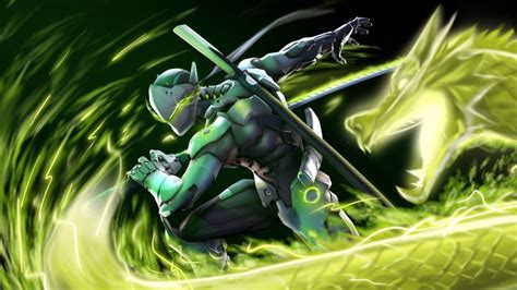 Video Game Overwatch Genji (Overwatch) Wallpaper | Overwatch, Overwatch ...